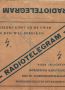 radio telegram enveloppe