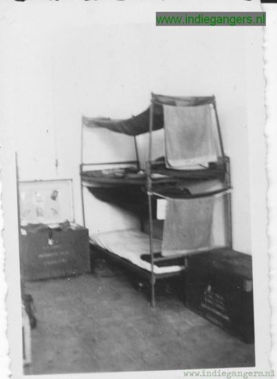 Onderste bed sliep ik
