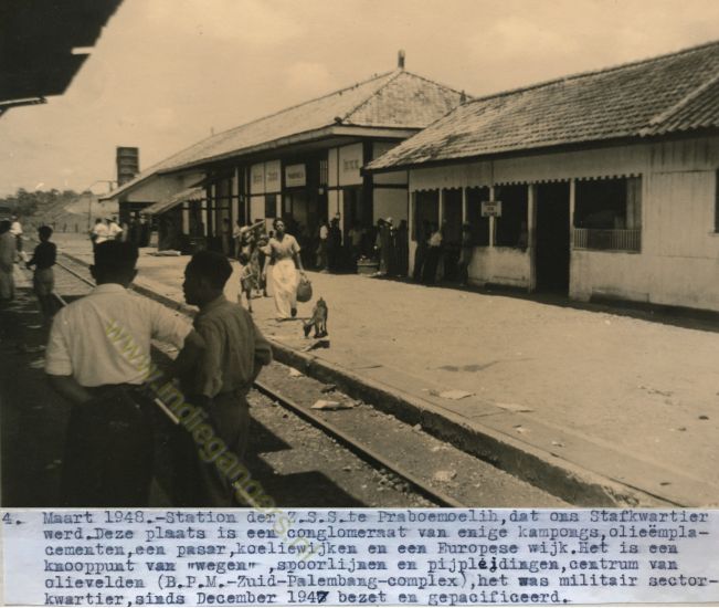 4 station der ZSS te Praboemoelih maart 1948