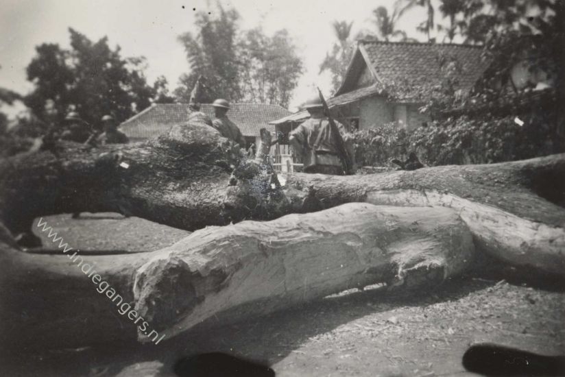 331 omgevallen boom militairen kampong
